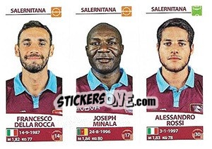 Sticker Francesco Della Rocca / Joseph Minala / Alessandro Rossi - Calciatori 2017-2018 n. 698 - Panini