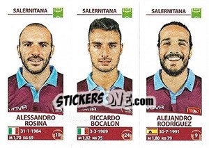 Sticker Alessandro Rosina / Riccardo Bocalon / Alejandro Rodríguez - Calciatori 2017-2018 n. 699 - Panini