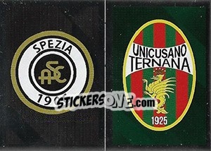 Sticker Scudetto Spezia - Scudetto Ternana