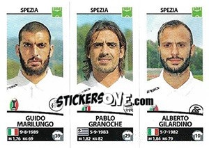 Sticker Guido Marilungo / Pablo Granoche / Alberto Gilardino - Calciatori 2017-2018 n. 707 - Panini
