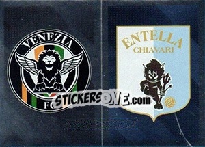 Sticker Scudetto Venezia - Scudetto Virtus Entella - Calciatori 2017-2018 - Panini