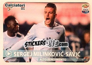Sticker Alto Rendimento - Sergej Milinkovic-Savic - Calciatori 2017-2018 - Panini