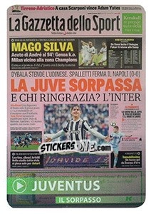 Cromo Il Sorpasso - Juventus - Calciatori 2017-2018 - Panini