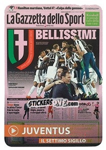 Sticker Il Settimo Sigillo - Juventus - Calciatori 2017-2018 n. C22 - Panini