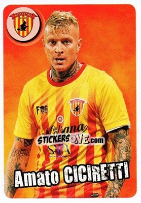 Sticker Amato Ciciretti - Benevento - Calciatori 2017-2018 - Panini