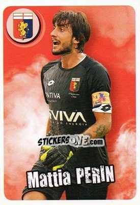 Figurina Mattia Perin - Genoa - Calciatori 2017-2018 - Panini