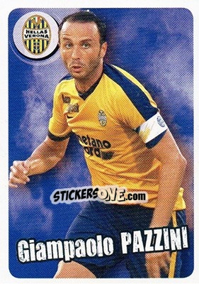 Sticker Giampaolo Pazzini - Hellas Verona - Calciatori 2017-2018 n. CARD9 - Panini