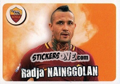 Sticker Radja Nainggolan - Roma - Calciatori 2017-2018 n. CARD15 - Panini