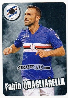 Cromo Fabio Quagliarella - Calciatori 2017-2018 n. CARD16 - Panini