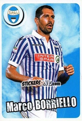 Figurina Marco Borriello - SPAL - Calciatori 2017-2018 - Panini