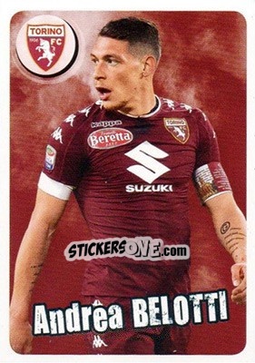 Sticker Andrea Belotti - Torino - Calciatori 2017-2018 n. CARD19 - Panini