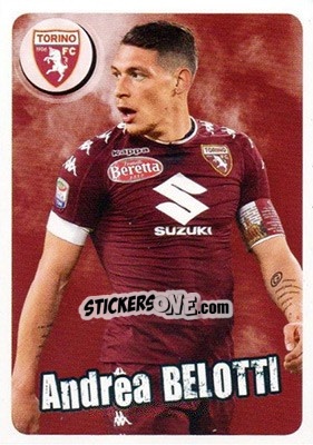 Sticker Andrea Belotti - Torino - Calciatori 2017-2018 - Panini