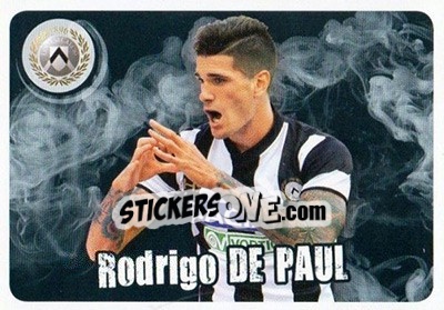 Sticker Rodrigo De Paul - Udinese - Calciatori 2017-2018 n. CARD20 - Panini
