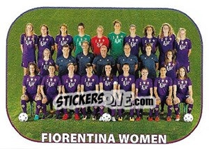 Sticker Fiorentina Women - Calciatori 2017-2018 n. F4 - Panini