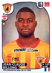 Sticker Jean-Claude Billong - Calciatori 2017-2018 n. M3 - Panini