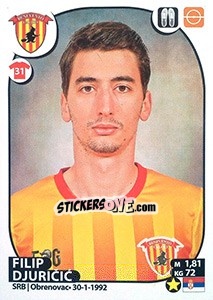 Sticker Filip Djuricic - Calciatori 2017-2018 - Panini