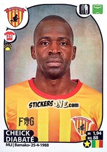 Figurina Cheick Diabaté - Calciatori 2017-2018 - Panini