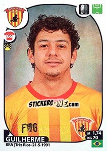 Sticker Guilherme - Calciatori 2017-2018 n. M9 - Panini