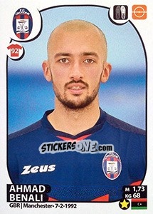 Cromo Ahmad Benali - Calciatori 2017-2018 - Panini