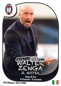 Cromo Walter Zenga - Calciatori 2017-2018 - Panini