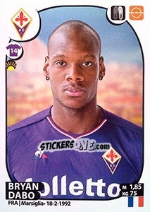 Sticker Bryan Dabo - Calciatori 2017-2018 n. M21 - Panini