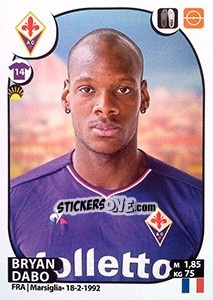 Sticker Bryan Dabo - Calciatori 2017-2018 - Panini