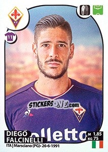 Sticker Diego Falcinelli - Calciatori 2017-2018 - Panini