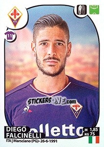 Sticker Diego Falcinelli - Calciatori 2017-2018 n. M22 - Panini
