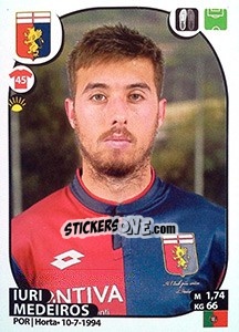 Sticker Iuri Medeiros - Calciatori 2017-2018 - Panini