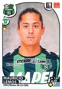 Sticker Mauricio Lemos - Calciatori 2017-2018 n. M39 - Panini
