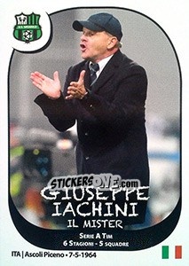 Sticker Giuseppe Iachini - Calciatori 2017-2018 n. M41 - Panini
