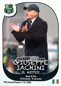 Cromo Giuseppe Iachini - Calciatori 2017-2018 - Panini