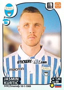 Cromo Jasmin Kurtic - Calciatori 2017-2018 - Panini