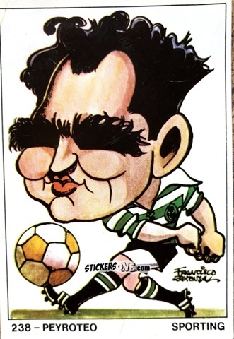 Sticker Peyroteo - Ídolos de Portugal n. 238 - Mabilgrafica