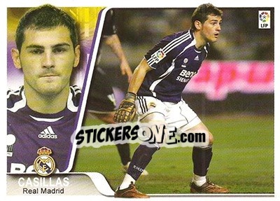 Sticker Casillas - Liga 2007-2008 n. 3 - Ediciones Estadio