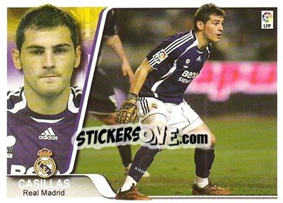 Cromo Casillas - Liga 2007-2008 - Ediciones Estadio