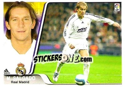 Sticker M. Salgado - Liga 2007-2008 n. 5 - Ediciones Estadio