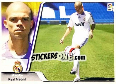 Sticker Pepe - Liga 2007-2008 n. 9 - Ediciones Estadio