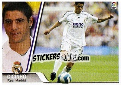 Sticker Cicinho - Liga 2007-2008 - Ediciones Estadio