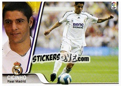 Sticker Cicinho - Liga 2007-2008 n. 10a - Ediciones Estadio