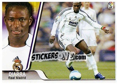 Figurina Mahamadou Diarra - Liga 2007-2008 n. 13 - Ediciones Estadio