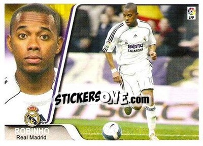 Sticker Robinho - Liga 2007-2008 n. 15 - Ediciones Estadio
