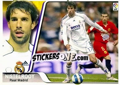 Cromo Van Nistelrooy - Liga 2007-2008 - Ediciones Estadio