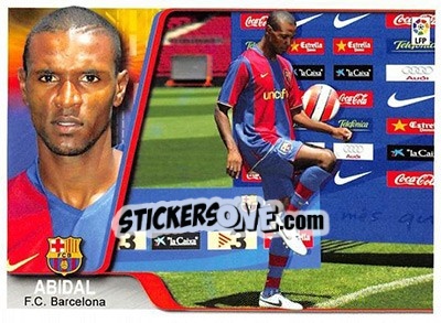 Sticker Abidal - Liga 2007-2008 n. 23 - Ediciones Estadio