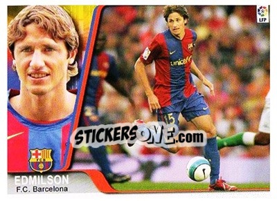 Sticker Edmilson - Liga 2007-2008 - Ediciones Estadio
