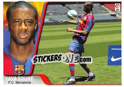 Sticker Yaya Toure - Liga 2007-2008 n. 29 - Ediciones Estadio