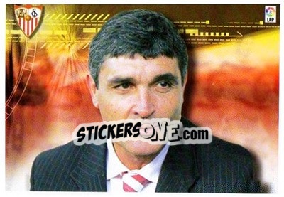 Cromo Juande Ramos - Liga 2007-2008 - Ediciones Estadio