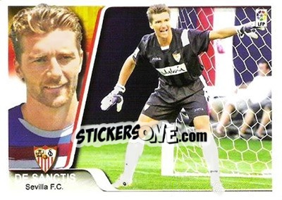 Cromo De Sanctis - Liga 2007-2008 - Ediciones Estadio