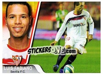 Sticker Luis Fabiano - Liga 2007-2008 n. 53 - Ediciones Estadio