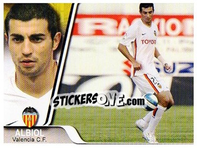 Sticker Albiol - Liga 2007-2008 - Ediciones Estadio
